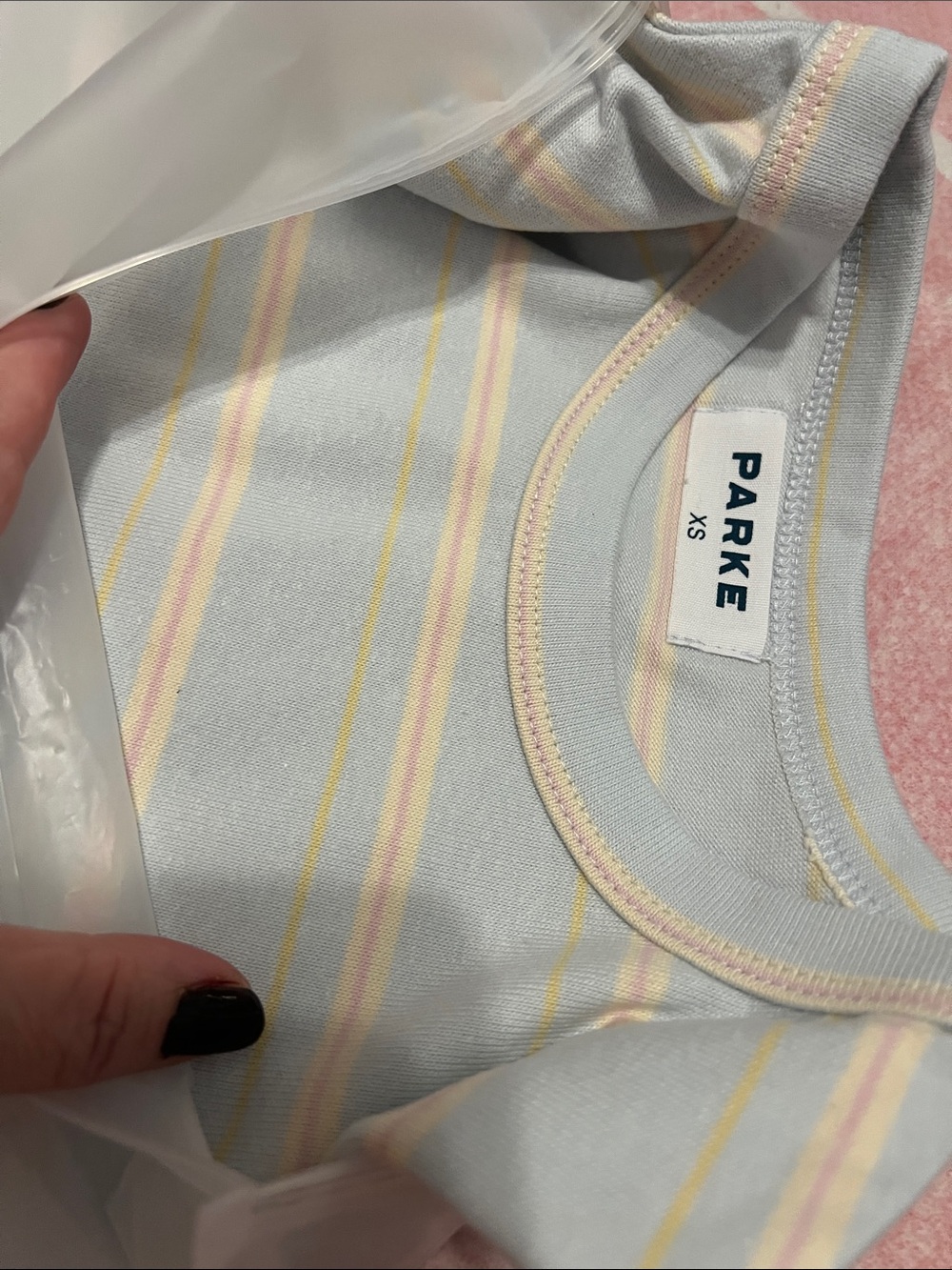 Parke Birthday Collection Frosting Stripe in XS